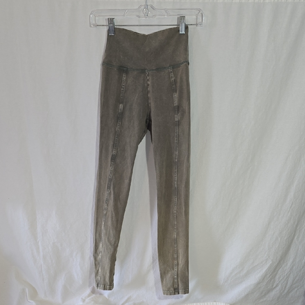 Aerie Olive High-Rise Leggings